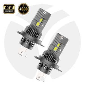 YUFING marca estilo caliente Mini tamaño 40W 6500K 4000LM Auto LED bombilla todo en uno Mini ventilador coche Led faro H11 bombillas LED - Product Image 1