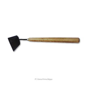 Mini houe de jardin en acier épais de haute qualité, outil de désherbage de 8 cm, manche en bois de 35 cm, cultivateur manuel pour le jardinage et l'agriculture - Product Image 3