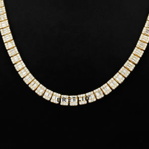 Collar de Cadena de Bolas de 6mm, Diseño 2025, Lujoso, Exclusivo, Hecho a Medida, con Acabado Liso, Estilo Oro Blanco - Product Image 6