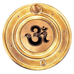 Hermosa Tabla de Incienso de Madera para Quemar Incienso Indio y Tibetano con Aroma a Bergamota, Incluye Varillas y Conos Om - Product Image 4