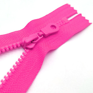 <b>Zipper</b> Multiple Sizes Customized Color Open Close End Plastic <b>Zipper</b> for Garment Sewing Accessories - Product Image 1