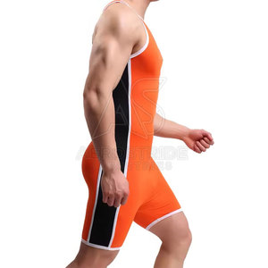 Nuevo Uniforme de Lucha Libre para Hombre, Duradero, Ecológico, de Spandex y Poliéster, de Secado Rápido, Personalizado, AEROSTRIDE AI-2103 260g - Product Image 3