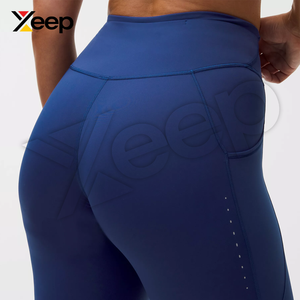 กางเกงเลกกิ้งสำหรับผู้หญิงแบบเต็มตัว ทนทาน เรียบง่าย เอวยางยืด รุ่น XC-WL-15 ซับเหงื่อ แห้งเร็ว ระบายอากาศได้ดี - Product Image 3