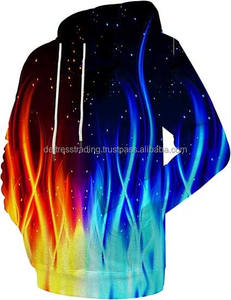 เสื้อสเวตเตอร์แบบสวมหัวมีฮู้ดแขนยาวขนแกะมีกระเป๋าลาย3D เสื้อผ้าแนวสตรีท S-3XL ฤดูหนาวสไตล์ลำลองสำหรับเด็กผู้ชาย - Product Image 6