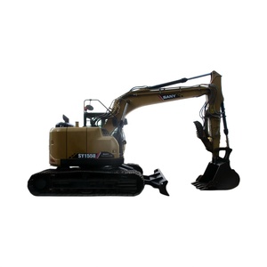 Alta operación bastante usado 2021 SANY SY155U Excavadora hidráulica sobre orugas motor Mitsubishi 15,5 toneladas listo para enviar a todo el mundo - Product Image 1