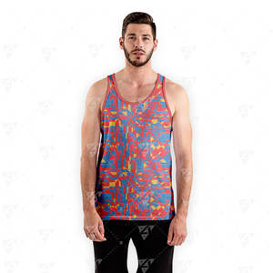 Débardeur de sport personnalisé OEM pour hommes, en coton, séchage rapide, respirant, pour la musculation, la course à pied et la gym - Product Image 3