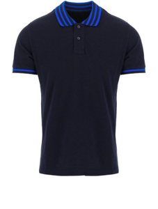 เสื้อโปโลพิมพ์ลายสีพื้น แขนสั้น ผ้าคอตตอนผสมสแปนเด็กซ์ สำหรับผู้ชาย สวมใส่สบาย ดีไซน์กระเป๋าป้องกันรอยยับ พร้อมปักโลโก้ตามสั่ง - Product Image 5