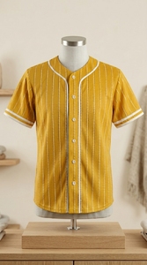 เสื้อเชิ้ตสไตล์เบสบอลคุณภาพพรีเมียม ชุดลำลองสำหรับออกกำลังกาย - Product Image 5