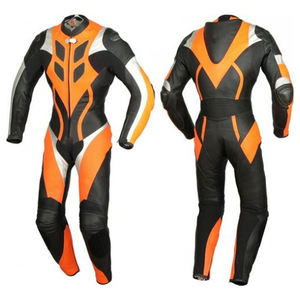 Traje de Carreras Personalizado con Logotipo, Nuevo Diseño de una Pieza, Traje de Motocicleta de Cuero Genuino de Vaca - Product Image 2
