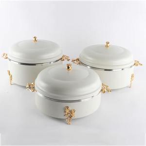 Casserole en métal au design arabe classique, fournie directement par l'usine, avec revêtement émaillé, pour service à table et plat à fondue. - Product Image 6