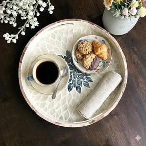 PERFECT ENTERPRISES White MOPl tray with <b>handles</b>, breakfast tray, bathroom spa decor, gifts for her - Product Image 6