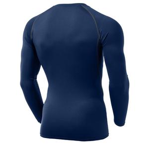 Camisetas de Compresión de Manga Larga para Hombre, Personalizadas con Marca, para Fitness y Running - Servicio OEM, Ajuste Delgado, Transpirables - Product Image 4