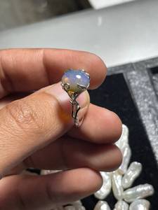 Natural Fire <b>Opal</b> <b>Ring</b> 925 Sterling Silver <b>Ring</b> Fire <b>Opal</b> <b>Ring</b> Silver <b>Ring</b>, Ethiopian <b>Opal</b> <b>Ring</b> Genuine <b>Opal</b> <b>Ring</b> - Product Image 4