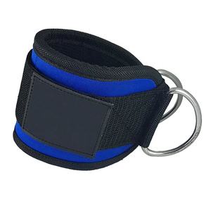 Fabricant professionnel de vente en gros de sangles de cheville en néoprène avec double anneau D imprimé personnalisé pour Machines à câble - Product Image 1