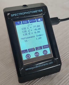 Portable Handheld Color Spectrophotometer Colorimeter 400-700nm 1nm Accuracy <b>28mm</b> Aperture Industrial Paint Coating OEM 1 Year - Product Image 3