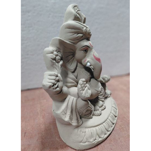 Figura decorativa de Ganesha de arcilla ecológica. Decoración sostenible en oferta, directamente del fabricante Clay Ganesh. - Product Image 3