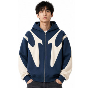 Sweat à capuche léger coupe classique en coton 100% uni avec impression hivernale – Qualité supérieure pour tenue décontractée - Product Image 2