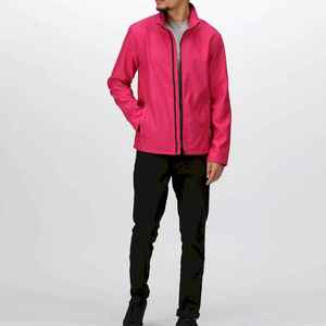 เสื้อแจ็คเก็ตกันน้ำแฟชั่นสำหรับเล่นสโนว์บอร์ดและสกีกลางแจ้ง แบบซอฟต์เชลล์ คอตั้ง ปิดด้วยซิป ลายพิมพ์ - Product Image 3