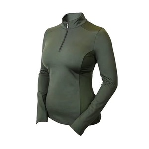 T-shirt d'équitation à manches longues avec protection solaire et tissu respirant pour l'équitation en plein air et l'entraînement sportif - Product Image 2