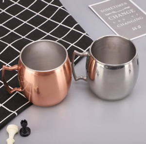 Taza de Cobre Puro de Diseño Único, Nuevo Producto, Tazas con Logotipo Esmaltado Personalizado, Utensilios de Cobre - Product Image 4
