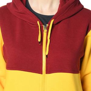 Sweat à capuche zippé pour femme 2025, 100 % coton, avec logo personnalisé, polaire épais, manches longues, sweat à capuche zippé, vêtements d'hiver pour femme - Product Image 6