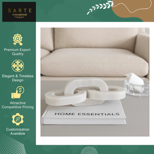 Decoración de Lujo para el Hogar de la Mejor Calidad, Pieza Decorativa Hecha a Mano con Mármol Moderno, Impermeable y Ecológico, Cadena Decorativa para Diwali, Sala de Estar - Product Image 2