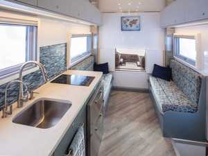 Caravana 4x4 para Expediciones, Camioneta con Caja de Carga, Autocaravana Todoterreno, Unidad de Viaje RV con Cocina, Baño y Espacio para Dormir, para Uso en Viajes Turísticos - Product Image 3