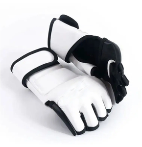 Breathable Non <b>Slip</b> Custom Color <b>Half</b> Finger Design Kickboxing Hand Protection Glove Training Sparring Taekwondo Gloves - Product Image 1