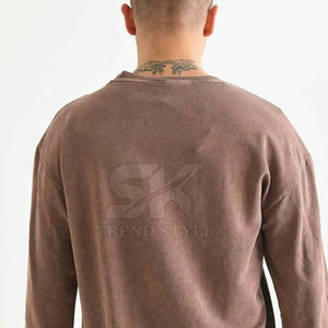 Sudadera de Secado Rápido y Transpirable con Lavado Ácido, Impresión de Logotipo Personalizada, Sudadera de Alta Calidad para Hombre con Lavado Ácido - Product Image 5