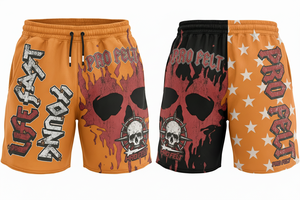 Pantalones Cortos Deportivos Transpirables de Secado Rápido 100% Algodón con Estampado Puff Personalizado OEM ODM, para Entrenamiento de Verano, Ropa Deportiva Informal, con Cordón Ajustable - Product Image 2