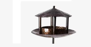 Le plus demandé : le bain d'oiseaux en métal crée un point focal apaisant qui ajoute de la sérénité aux environnements extérieurs. - Product Image 5