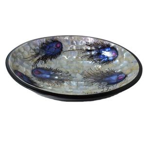 Bol de service moderne en nacre incrustée pour salades, fruits et soupes – Vaisselle de haute qualité pour la cuisine - Product Image 2