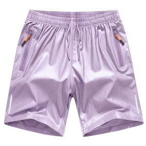 Pantalones Cortos Deportivos para Hombre, Elegantes y Ligeros, de Secado Rápido, Antiarrugas, de Color Liso, a Precio de Mayoreo - Product Image 1