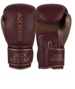 Gants de boxe professionnels en cuir (vérifiés PayPal) – Haute qualité, respirants, avec sangle de poignet réglable pour l'entraînement MMA - Product Image 2