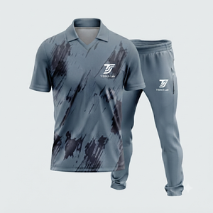 Uniforme de cricket personnalisé de qualité supérieure, manches courtes, tissu respirant 100% polyester pour les matchs d'équipes professionnelles - Product Image 3