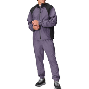Custom Manufacturers' Breathable Quick Dry Lightweight Cotton Hooded Drawstring Casual Tracksuit Men Printed <b>Reflective</b> - Product Image 5