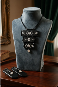 Présentoir de bijoux en velours poli, buste de présentation pour colliers et pendentifs, support de mannequin, vitrine de comptoir, décoration, conception personnalisée - Product Image 6