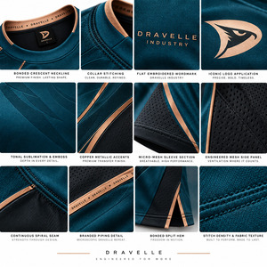 Uniforme de Equipo Profesional para Torneos, Jersey Sublimado Transpirable para Esports, Camiseta de Juego de Alto Rendimiento, Etiqueta Privada Personalizada - Product Image 6