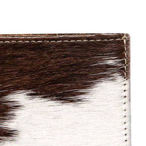 Nouvel Arrivage Portefeuille en Cuir Véritable Imprimé Peau de Vache avec Poils, Porte-Cartes et Porte-Monnaie pour Homme, Cadeau pour Lui - Product Image 6