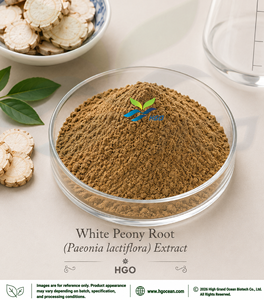 Hgo สารสกัดจากรากดอกโบตั๋นธรรมชาติบริสุทธิ์ (Paeonia lactiflora) สารสกัด (เกรดอาหาร) paeoniflora 5%-30% - Product Image 1