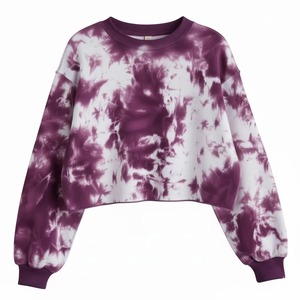 Camiseta de cuello redondo personalizada de algodón 100% lisa, superventas, al por mayor para mujer, sudadera para mujer - Product Image 1