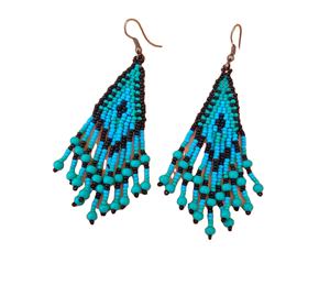 Pendientes bordados a mano, pendientes personalizados con múltiples cuentas, joyería festiva para mujer al mejor precio, pendientes con cuentas. - Product Image 1