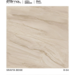 Baldosa de Porcelana Mate de Alta Resistencia 600x600mm, Superficie Cerámica Texturizada Decorativa, Panel de Suelo Premium Duradero - Product Image 1