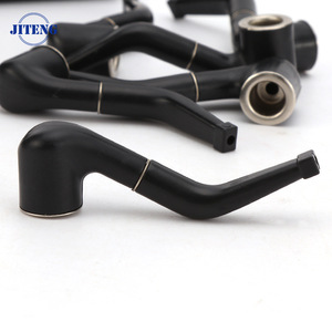Accessoires de fumage en gros : <span class=keywords><strong>Pipe</strong></span> à tabac artisanale en <span class=keywords><strong>bois</strong></span> et résine, givrée, courbée, durable, portable, mini - Product Image 3