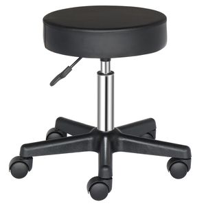 Sgabello da Bar Moderno con Base Cromata e Piedi ad Arco in Plastica, Modelli Nero e Giallo per Cucina e Uso Esterno, Sedia da Bar Girevole - Product Image 2