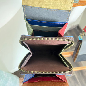 New Real Handmade Recycled <b>Fur</b> Leather Mobile Sling Bags Multi Color Women's Stylish <b>Animal</b> Print Unique Mobile Crossbody Bags - Product Image 6