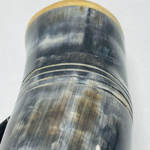 Nouvelle tasse à bière en corne de buffle de qualité supérieure, style Viking, médiévale, faite à la main, sculptée, en provenance d'Inde - Product Image 4