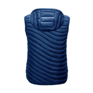 Chaleco de plumón de pato Montane al por mayor para adultos, sin mangas, con cremallera, hecho de poliéster, cortavientos, con capucha. - Product Image 2