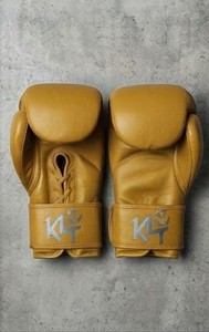 Gants de boxe en cuir de vachette KL à lacets, pour MMA, Muay Thai, Kickboxing, respirants, durables, pour l'entraînement en toutes saisons - Product Image 4