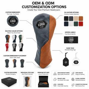 Comfortable <b>Golf</b> Cover Soft Touch Material <b>Golf</b> Head Covers Secure Club Storage Protective Wear Waterproof <b>Golf</b> Head Covers - Product Image 5